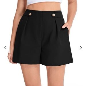 Elegant Black Women's Shorts